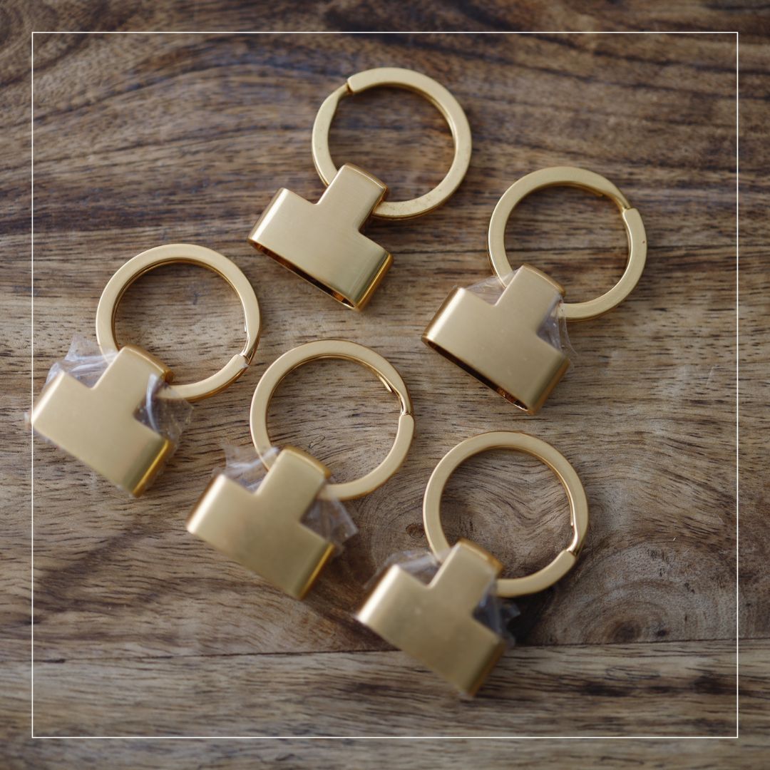 Gold key fob hardware hotsell