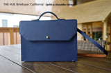 The HUE Briefcase 'California' (Epsom Leather)