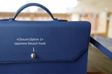 The HUE Briefcase 'Robson' (Bridle Leather)