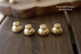 Snap Lock Closure (Solid Brass)