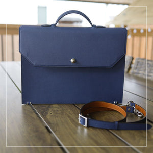 The HUE Briefcase 'California' (Epsom Leather)