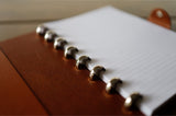 Nickel-Plated Solid Brass Discs for Discbound Notebooks