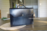 The HUE Briefcase 'California' (Bridle Leather)