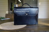 The HUE Briefcase 'California' (Bridle Leather)